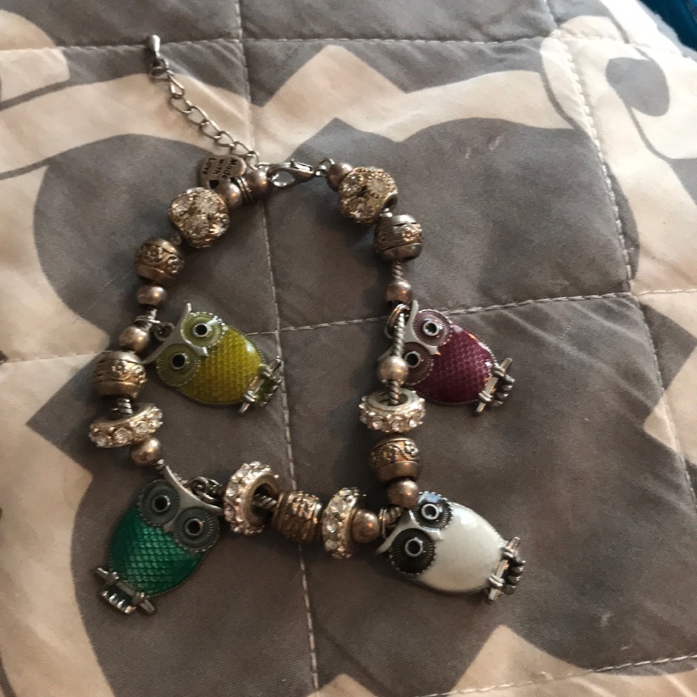 Owl bracelet worn once